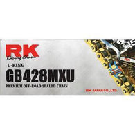 RK RK 428MXU U-RING CHAIN GOLD 136L