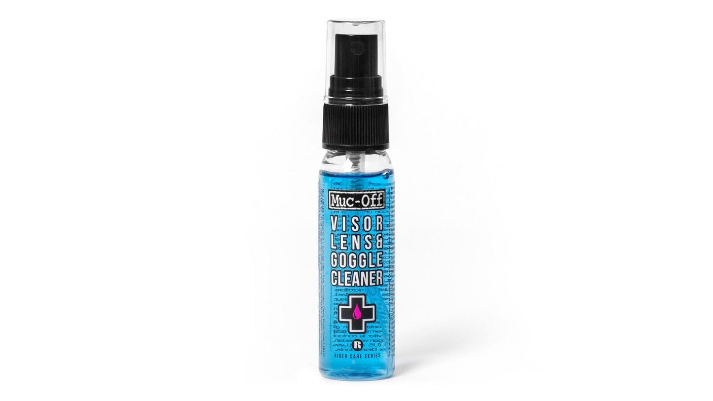 MUC OFF HELMET VISOR GOGGLE CLEANER LENS SPRAY RIDER CARE 32ML
