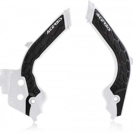 ACERBIS X GRIP FRAME GUARDS HUSQVARNA TC/FC 19-22 TE/FE 20-22 WHITE/BLACK