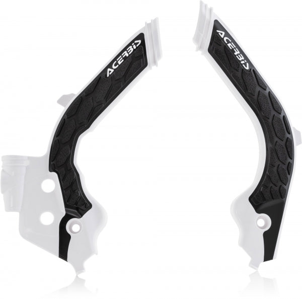 ACERBIS X GRIP FRAME GUARDS HUSQVARNA TC/FC 19-22 TE/FE 20-22 WHITE/BLACK