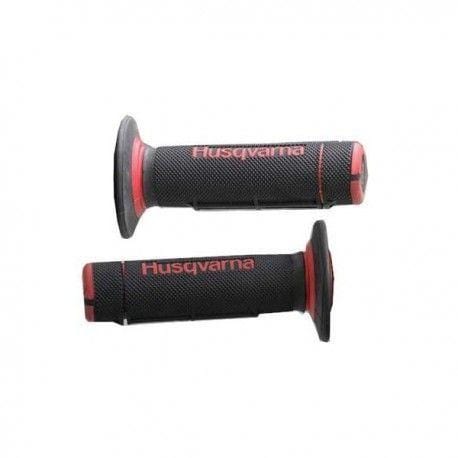 Husqvarna Genuine Grip Set Grips Black Red 8000H0995
