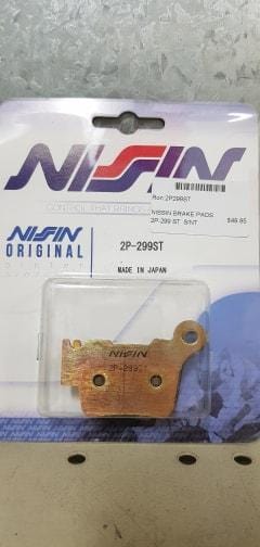 NISSIN BRAKE PADS REAR SINTERED 2P 299ST BMW HUSQVARNA SHERCO BREMBO