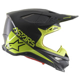 Alpinestars - Supertech SM8 Echo Helmet ECE Black Yellow Fluro