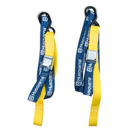 Husqvarna Tie Downs 38mm Snap Lock Blue / Yellow