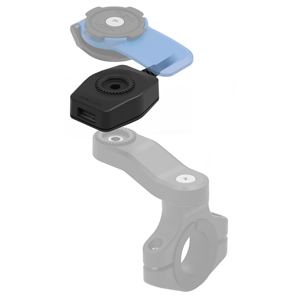 QUAD LOCK USB CHARGER MOTORCYCLE MOTORBIKE MOTO 12V