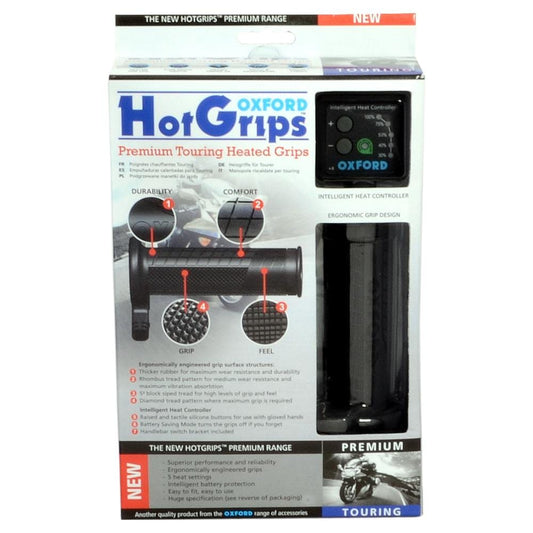 OXFORD HEATED GRIPS HOTGRIPS PREMIUM TOURING MOTORCYCLE