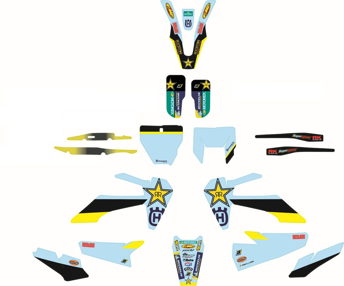 HUSQVARNA ROCKSTAR GRAPHICS KIT – A36008990000