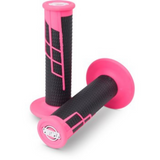 Pro Taper Grip Clamp On 1/2 Waffle Neon Pink / Black