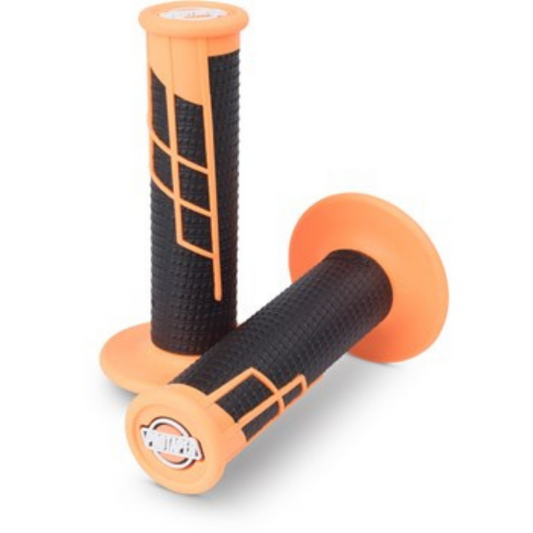 PROTAPER GRIP CLAMP ON 1/2 WAFFLE NEON ORANGE/BLACK