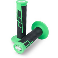Pro Taper Grip Clamp On 1/2 Waffle Neon Green / Black