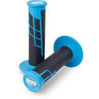 Pro Taper Grip Clamp On 1/2 Waffle Neon Blue / Black