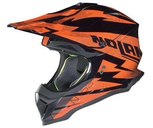 Nolan N-53 Comp Orange Black 6 Adult Helmet Dirt MX Enduro